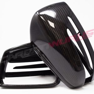 MERCEDES BENZ GLOSS CARBON FIBRE MIRRORS